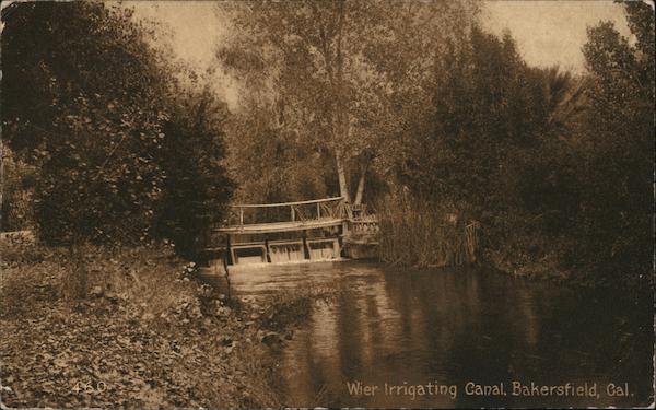 Wier Irrigating Canal Bakersfield California