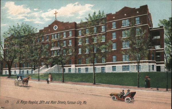 St. Mary's Hospital, 28th and Main Street Kansas City Missouri