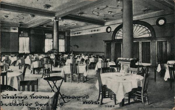 Dining Room Snapp's Hotel Excelsior Springs Missouri