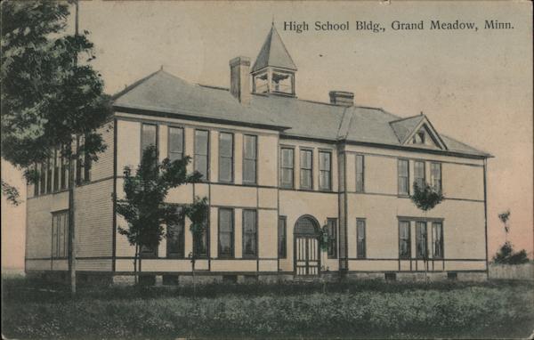 High School Bldg. Grand Meadow Minnesota