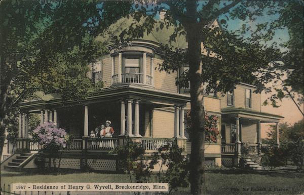 Residence of Hentry G. Wyvell Breckenridge Minnesota