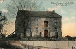 Officers Headquarters, Built 1840 Fort Smith, AR Postcard Postcard Postcard