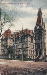 Lincoln High School Postcard