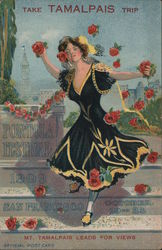 Take Tamalpais Trip - Portola Festival 1909 Postcard