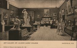 Art Gallery, Mt. Allison Ladies'm College Sackville, NB Canada New Brunswick Postcard Postcard Postcard