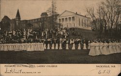 Physical Culture Drill, Ladies' College Postcard