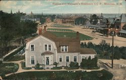 Station and Manager's Residence, I.C.R. Postcard