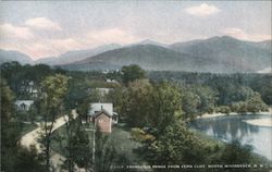 Franconia Range from Fern Cliff Woodstock, NH Wm. L. Hallworth Postcard Postcard Postcard