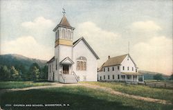 Church and School Postcard