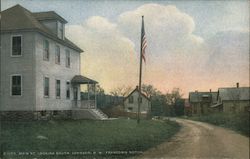 Main Street looking South, Johnson Postcard