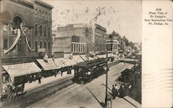 First Trip of Ft. Dodge's First Interurban Car Postcard