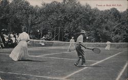 Tennis at Buck Hill Falls Pennsylvania Postcard Postcard 