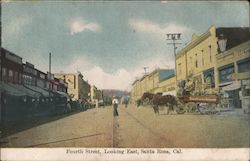 Fourth Street, Looking East Postcard