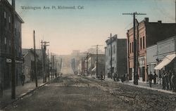 Washington Ave, Point Richmond Postcard