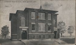 Scribner High School New Albany, IN Postcard Postcard Postcard