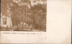 Horicon Lodge, Cleverdale Postcard