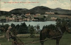 The Village and Mount McKenzie Postcard