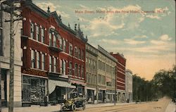 Main Street North from new Hotel Oneonta, NY Postcard Postcard Postcard