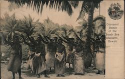 Cocoanut Dance of the South Sea Islanders Postcard