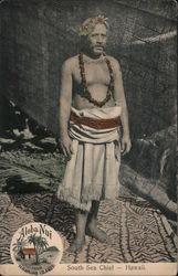 South Sea Chief Postcard