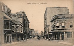 Street Scene Postcard
