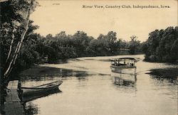 River View, Country Club Postcard
