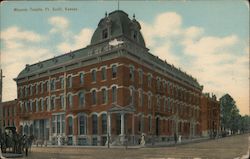 Masonic Temple Fort Scott, KS Postcard Postcard Postcard