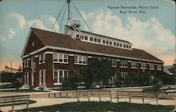 Marine Barracks, Navy Yard Postcard