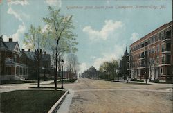 Gladstone Blvd., South from Thompson Kansas City, MO Postcard Postcard Postcard