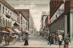 Petticoat Lane Looking East From Main Street Postcard