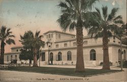 New Bath House Santa Barbara, CA Postcard Postcard Postcard