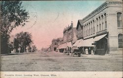 Franklin Street, Looking West Postcard