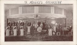 Dance With Al Menke's Orchestra Postcard