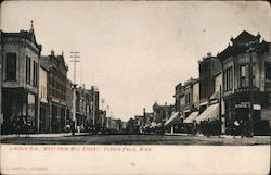 Lincoln Ave., West From Mill Street Postcard