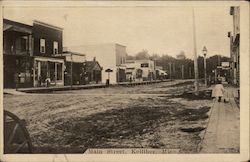 Main Street Kelliher, MN Postcard Postcard Postcard