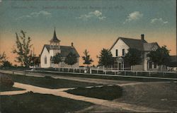 Swedish Baptist Church and Residences on 9th St. Postcard