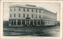 Everton Hotel Deer River, MN Postcard Postcard Postcard