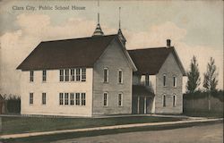 Public School House Clara City, MN Postcard Postcard Postcard