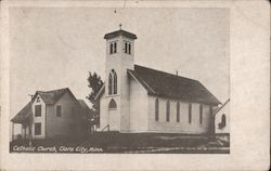Catholic Church Clara City, MN Postcard Postcard Postcard