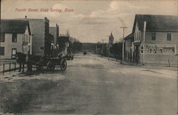 Looking Along Fourth Street Cold Spring, MN Postcard Postcard Postcard