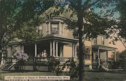 Residence of Hentry G. Wyvell Postcard