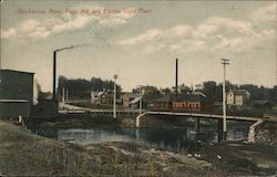 Flour Mill and Electric Light Plant Postcard