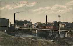 Flour Mill and Electric Light Plant Hutchinson, MN Postcard Postcard Postcard