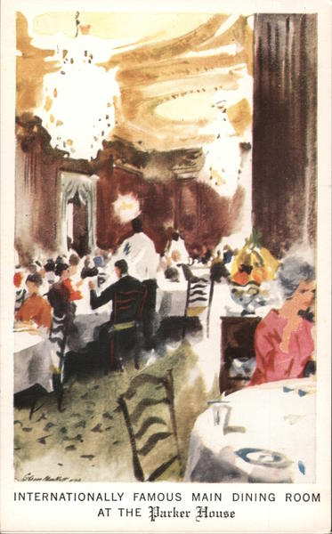 Main Dining Room at The Parker House Boston Massachusetts