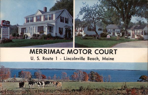 Merrimac Motor Court & Guest House Lincolnville Beach Maine