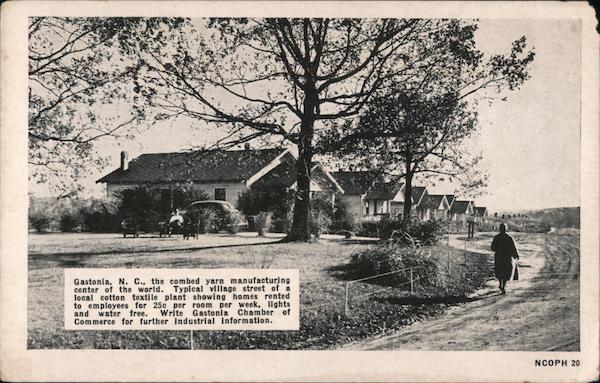 Gastonia N.C. the combed yarn manufacturing center of the world. North Carolina