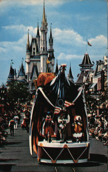 Walt Disney World - Mickey Mouse Leads America on Parade Orlando Florida