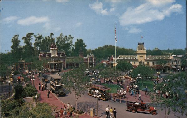 Town Square, Main Street, Disneyland A-4 Anaheim California