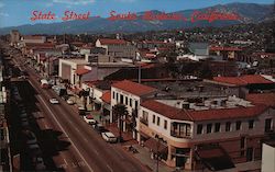 State Street - Santa Barbara, California Postcard