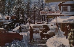 Snowbound, McNeal's Trading Post Big Bear Lake, CA Postcard Postcard Postcard